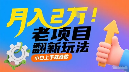 月入2W！老项目翻新玩法，小白上手就能做，非常容易上手-轻创联盟